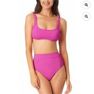 California Waves Juniors' Bralette Bikini Top, Women's Swimsuit, Size Medium